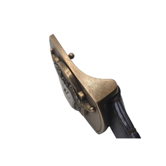 Louis Vuitton Belt Utah Ecusson Brown Shield Emblem - Picture 4 of 8